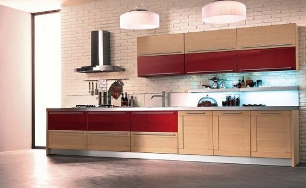 Cuisine Modele BALTIQUE  bois massif contemporain